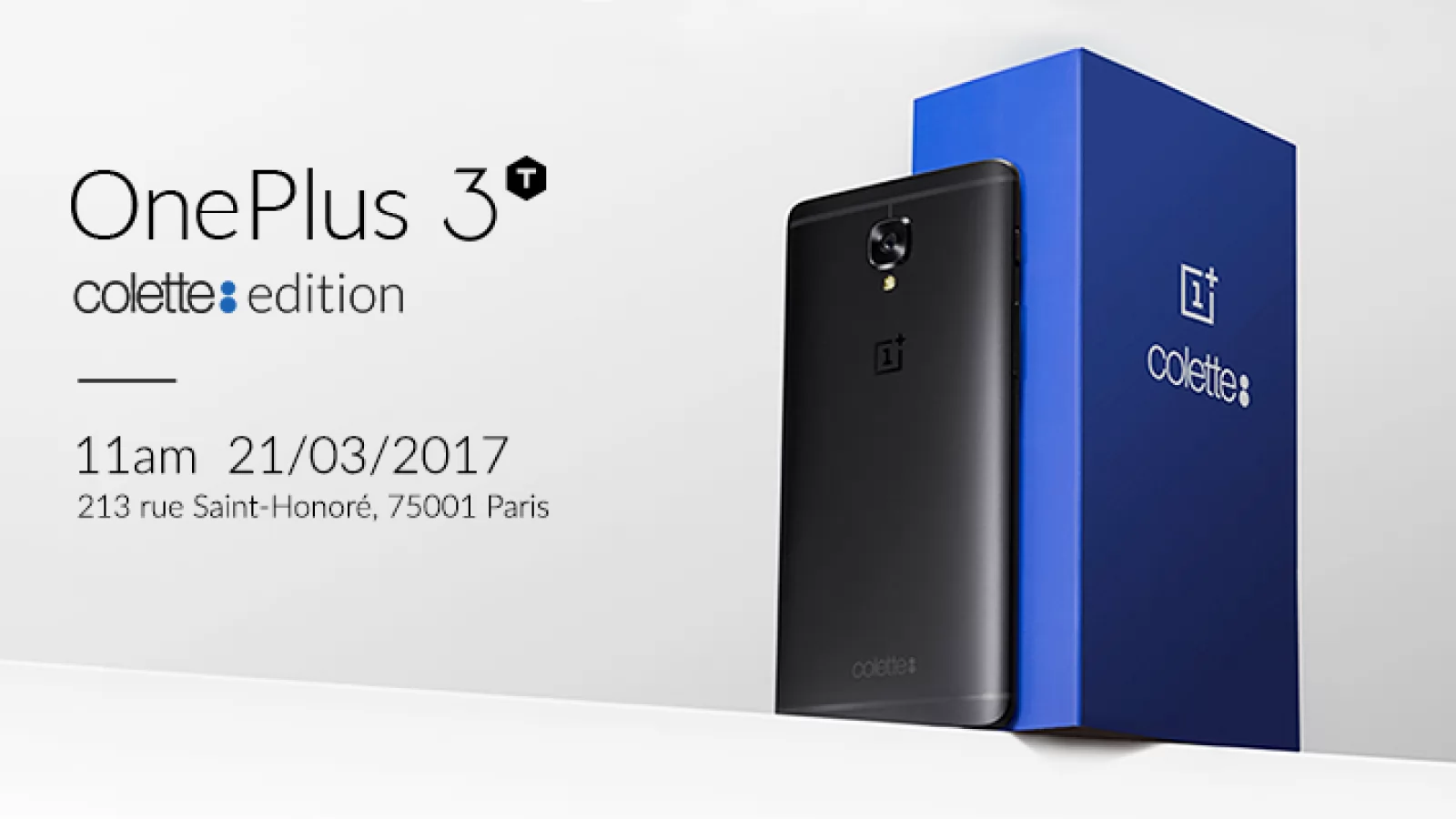 OnePlus lansează o versiune negru mat de OnePlus 3T realizată în colaborare cu brandul de modă Colette