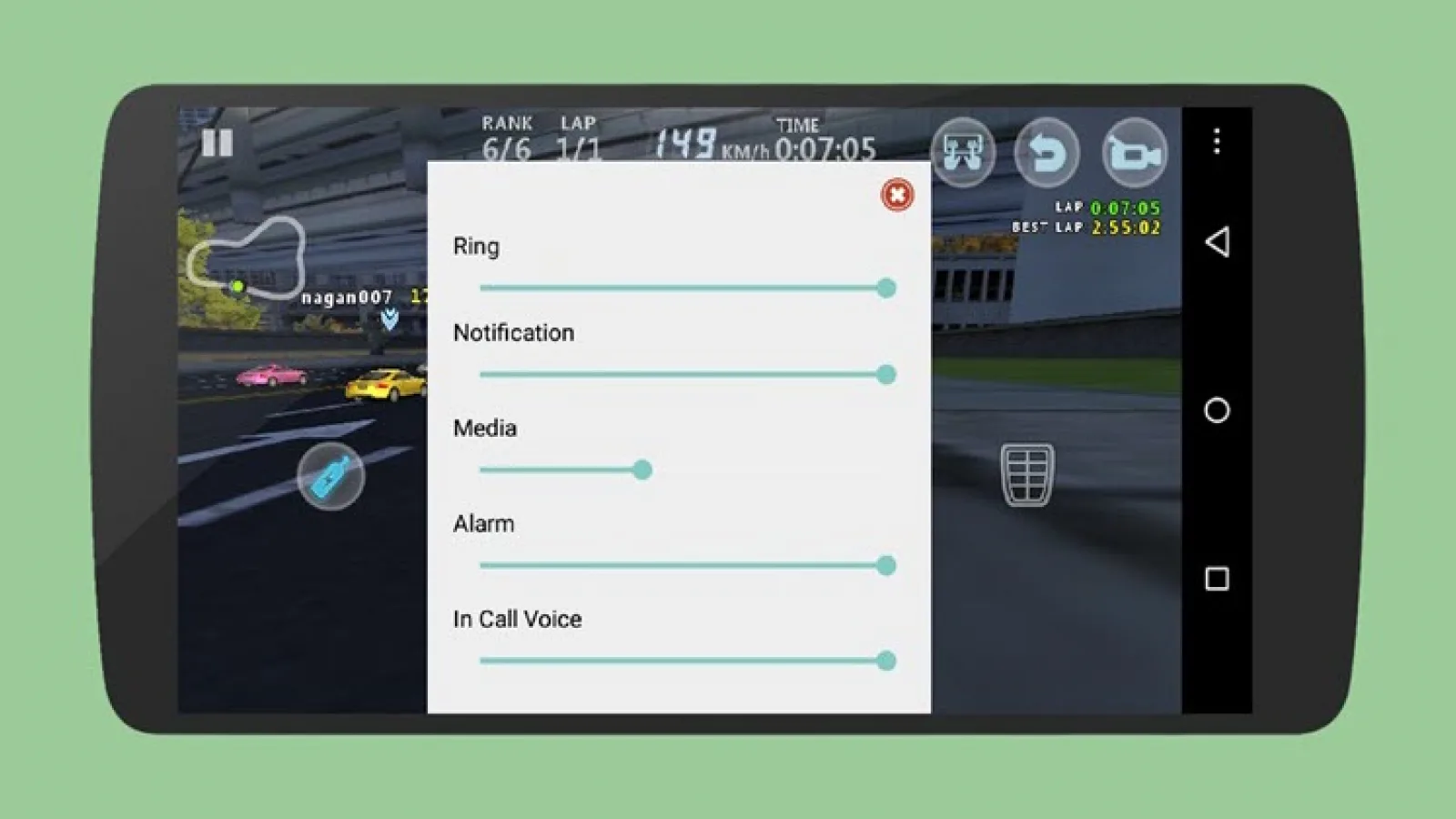 VolumeSlider este o aplicație pentru telefoanele Android ce permite modificarea volumului pe bază de gest swipe pe ecran