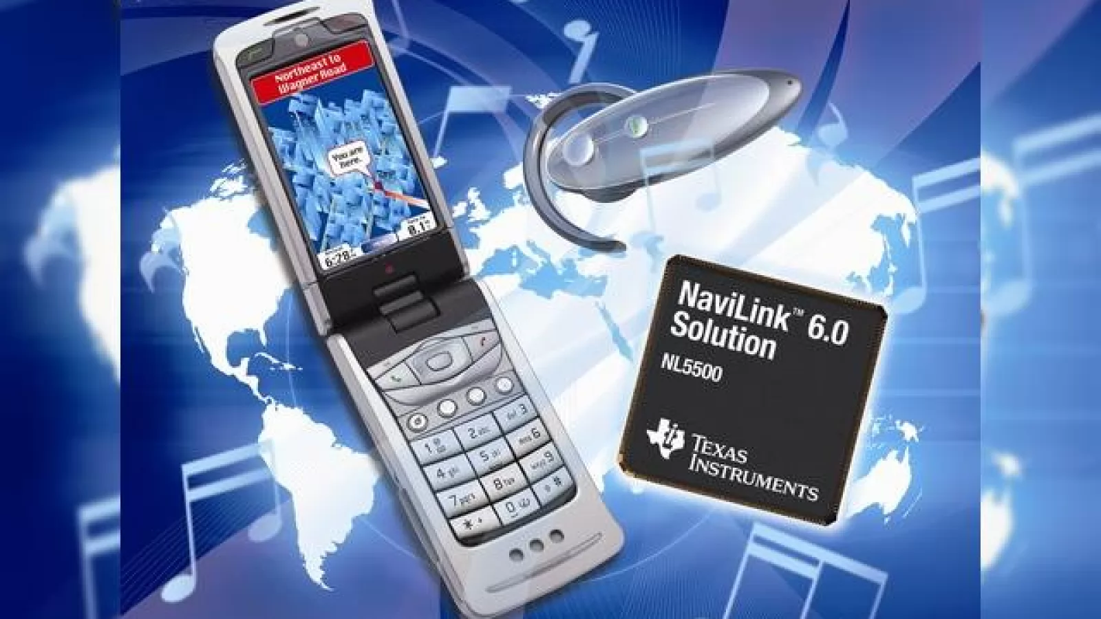 CTIA Wireless 2008: Texas Instruments prezinta combo-ul GPS/Bluetooth 2.1/Transmitator FM