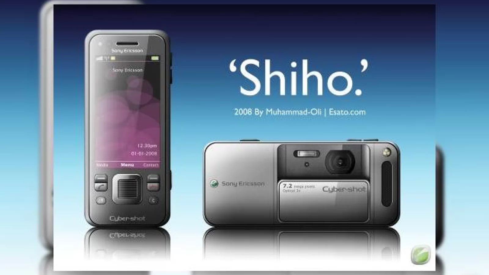 Telefonul Shiho, un Sony Ericsson Cyber-shot stralucit