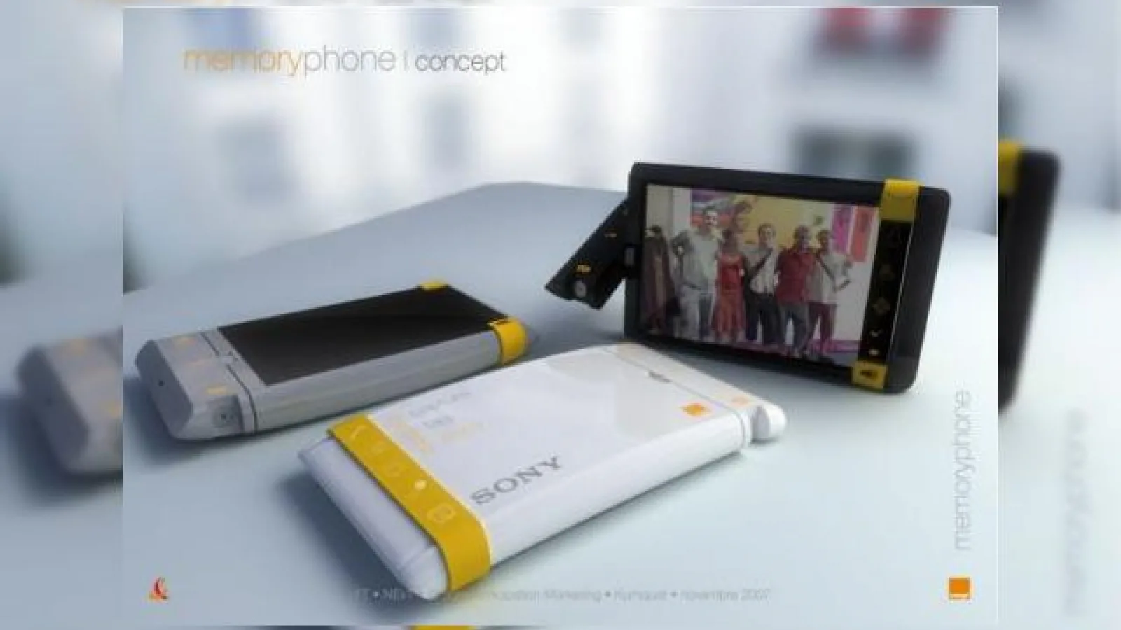 Telefonul Sony Memory, un concept inedit branduit Orange
