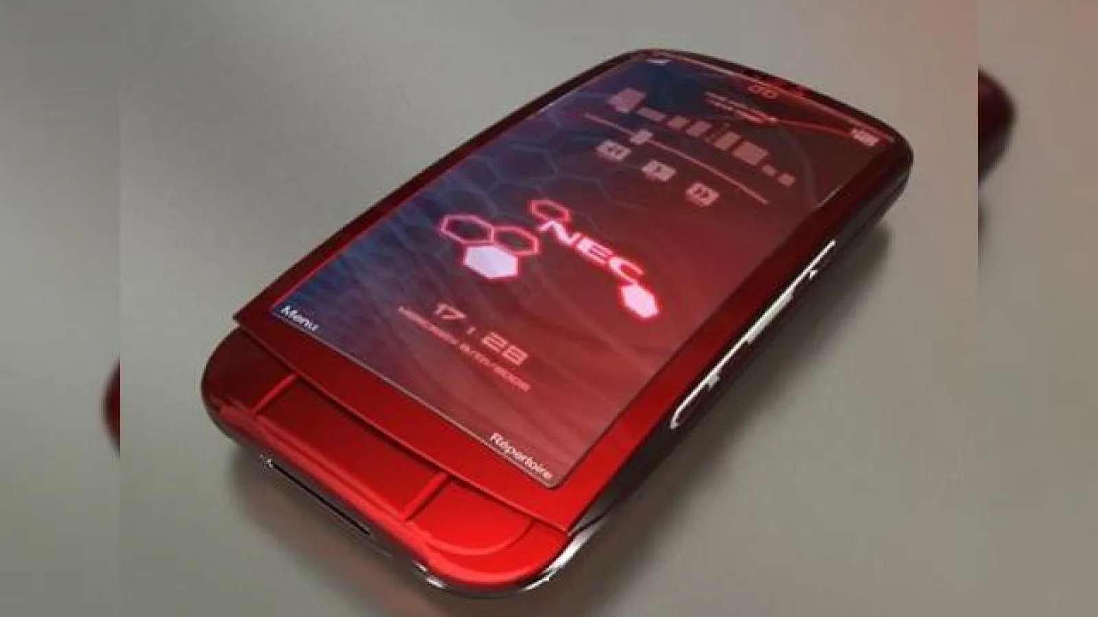 Telefonul concept NEC, cel mai sexy slider din 2008