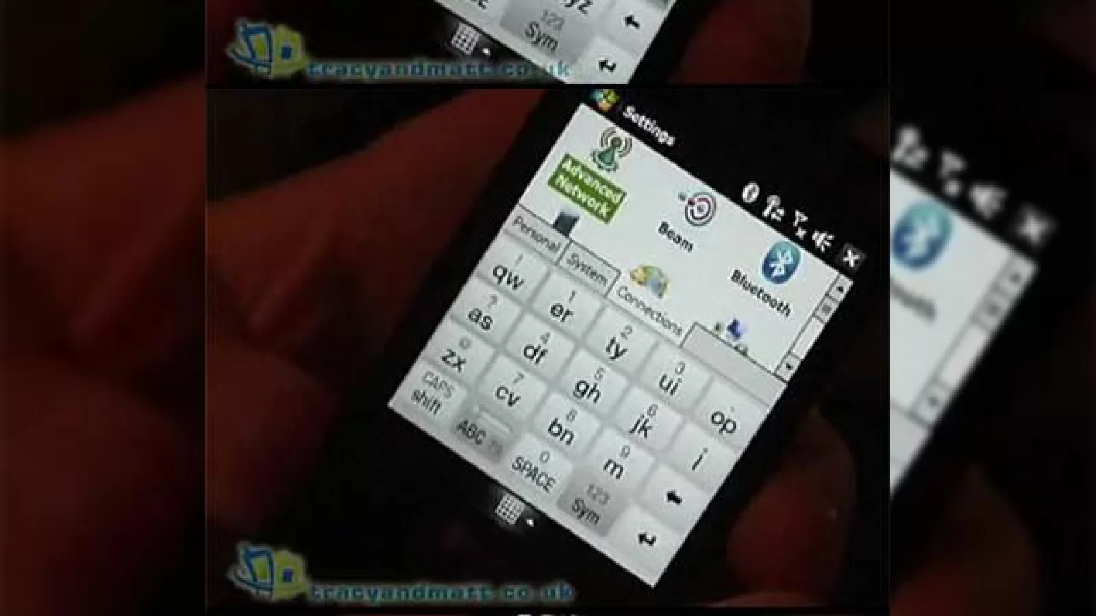 HTC Touch Diamond are 3 tastaturi diferite