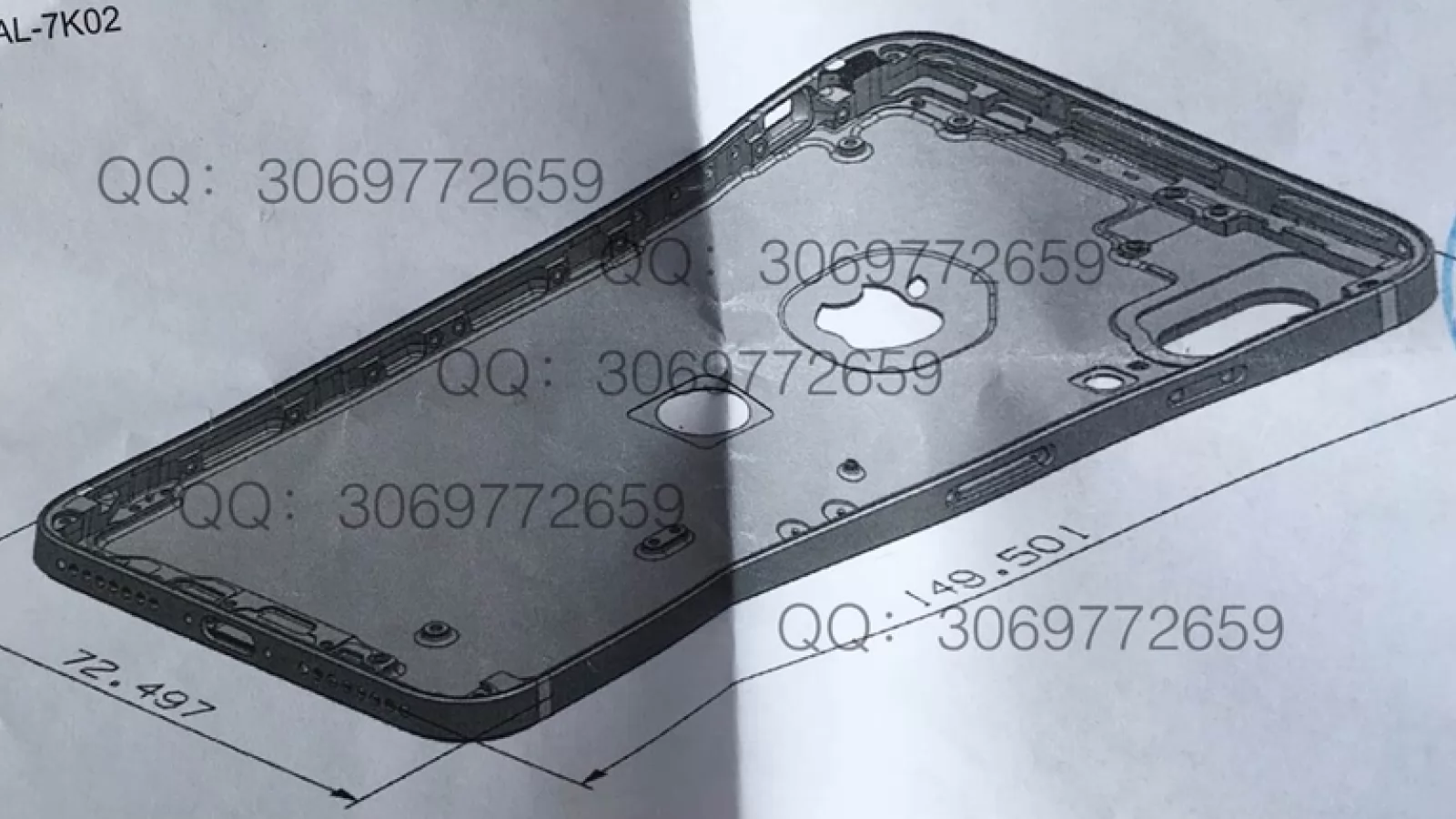 iPhone 8 ar putea sosi cu scanner de amprente TouchID plasat în spate; o confirmă cea mai nouă schiță asociată produsului