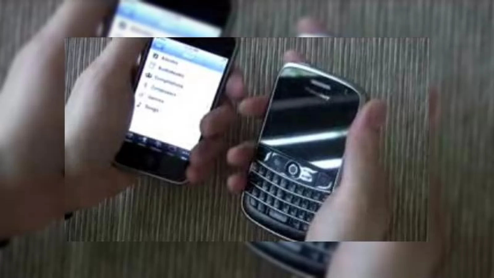 iPhone Versus BlackBerry Bold (video)