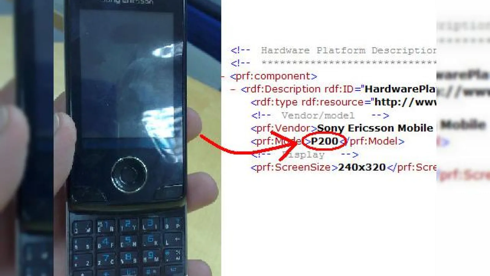 Sony Ericsson P5i Paris este de fapt P200?