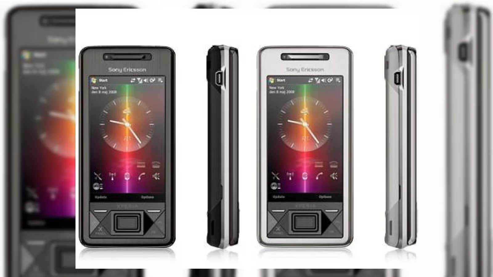 Noile imagini cu Sony Ericsson XPERIA X1 prezinta mici update-uri ale telefonului