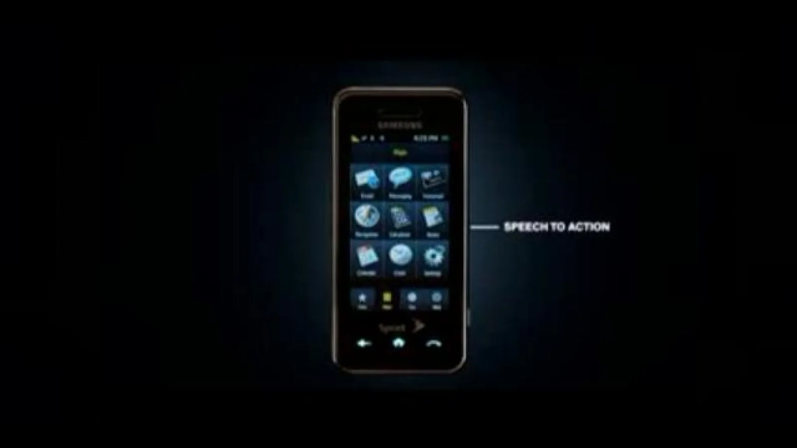 Comanda vocala de pe Samsung Instinct prezentata intr-un clip video