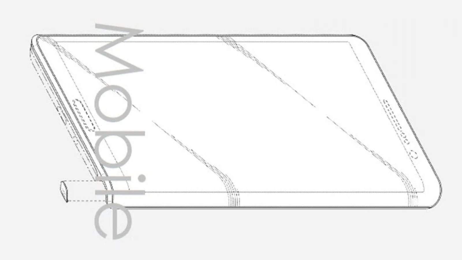 Samsung primește brevet pentru un nou design de smartphone Note; vedem un soi de Note Edge ultra-subțire echipat cu stylus