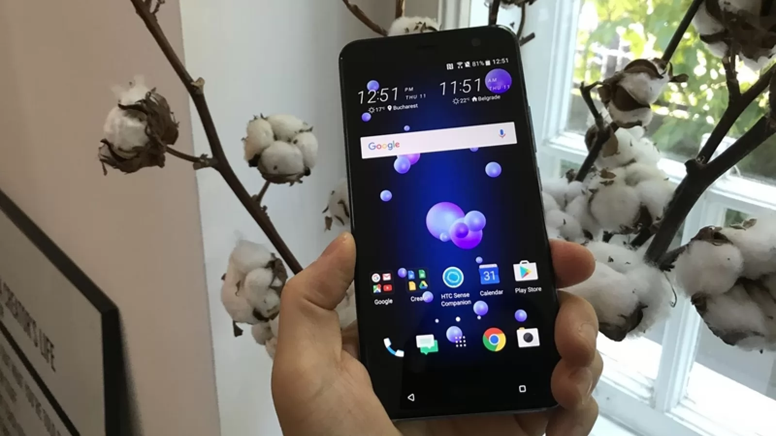 HTC U11 Preview: primele impresii despre flagship-ul HTC care îţi cere să îl atingi