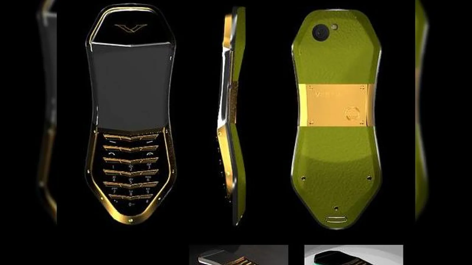 Vertu Suave, telefonul feminin cu aur roz