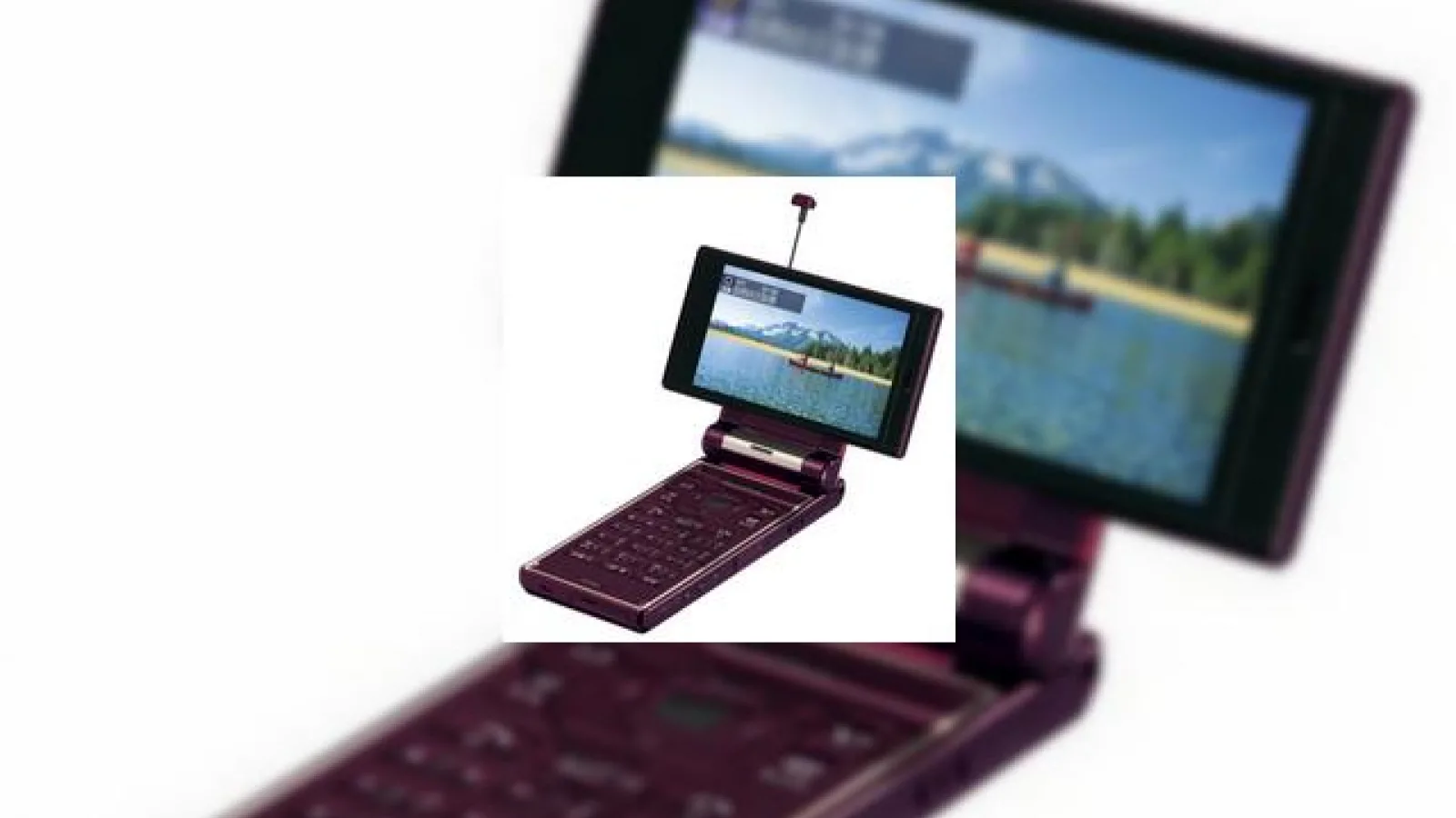 Sharp 923SH, telefonul TV cu ecran LCD rotativ