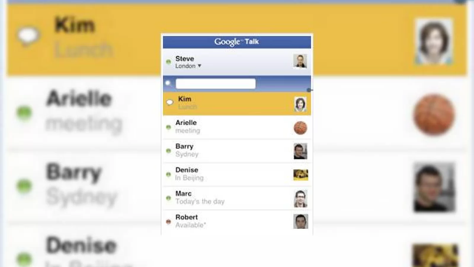 Google Talk acum optimizat pentru iPhone