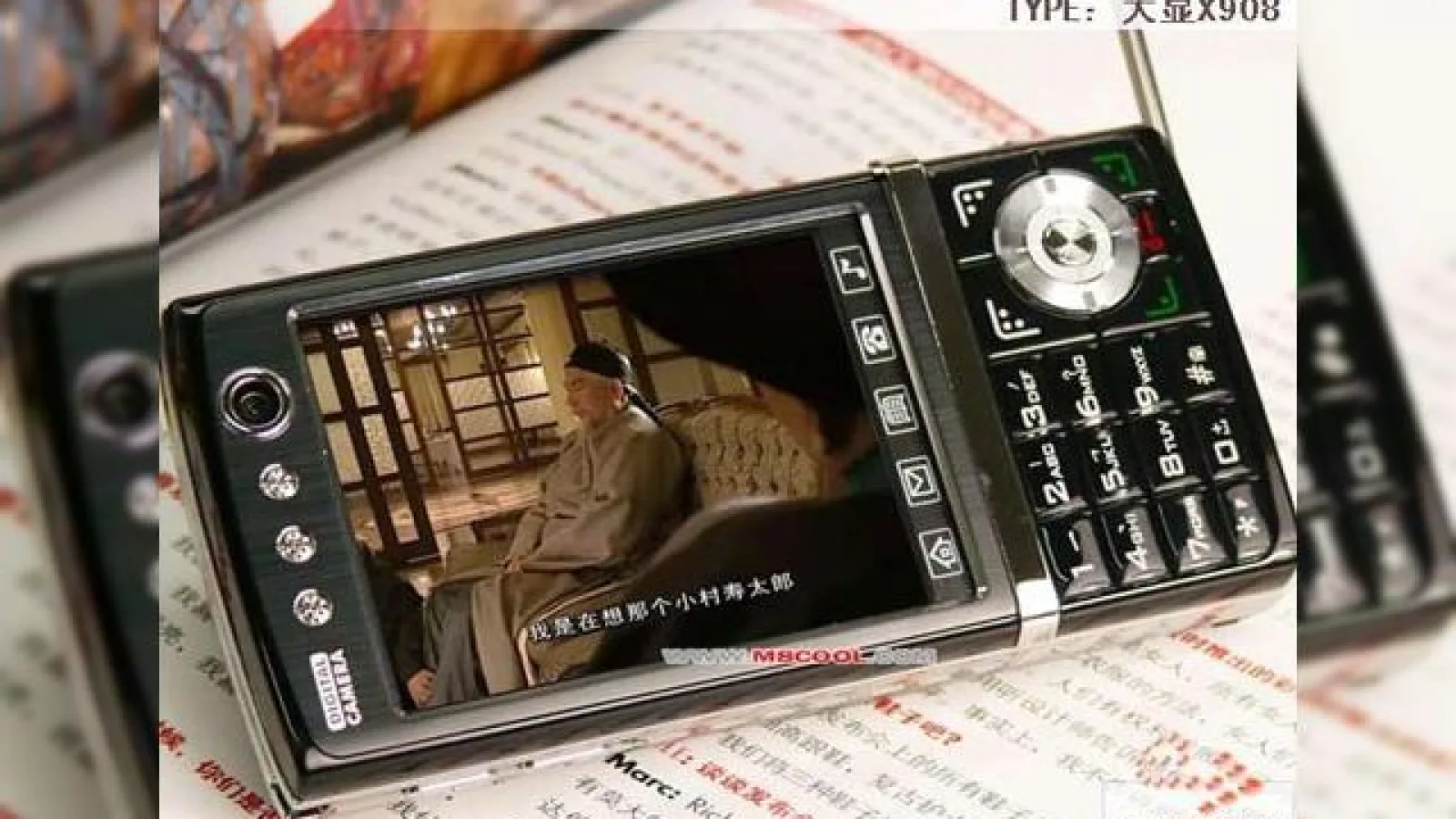 Super telefonul X908 cu camera de 8 megapixeli, gata de Olimpiada de la Beijing