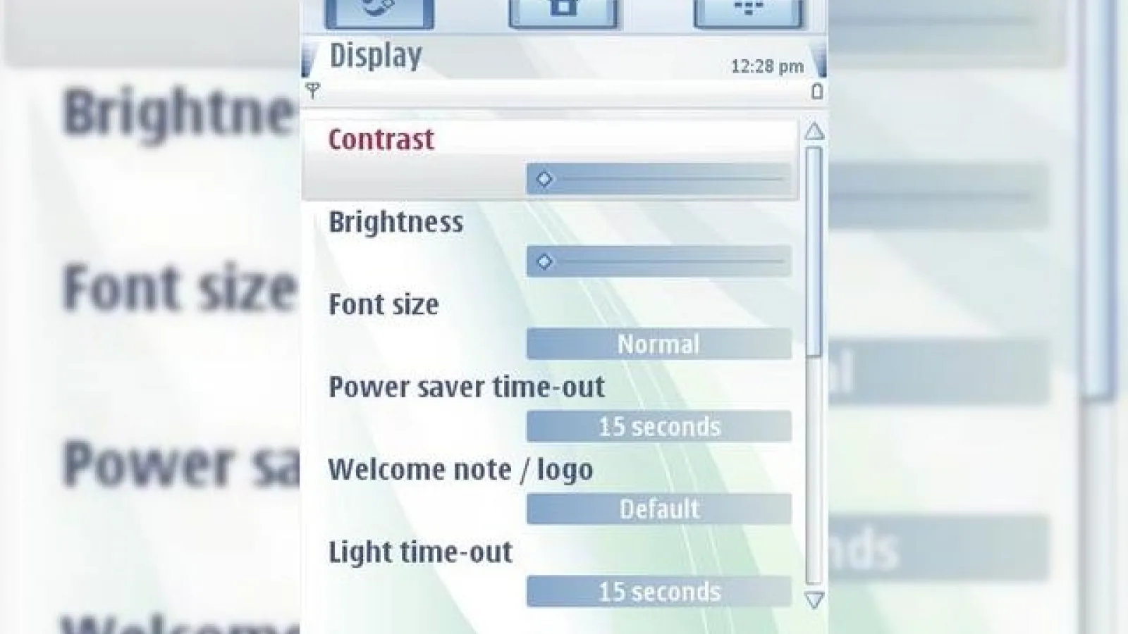 Interfata touch Nokia S60 ni se dezvaluie