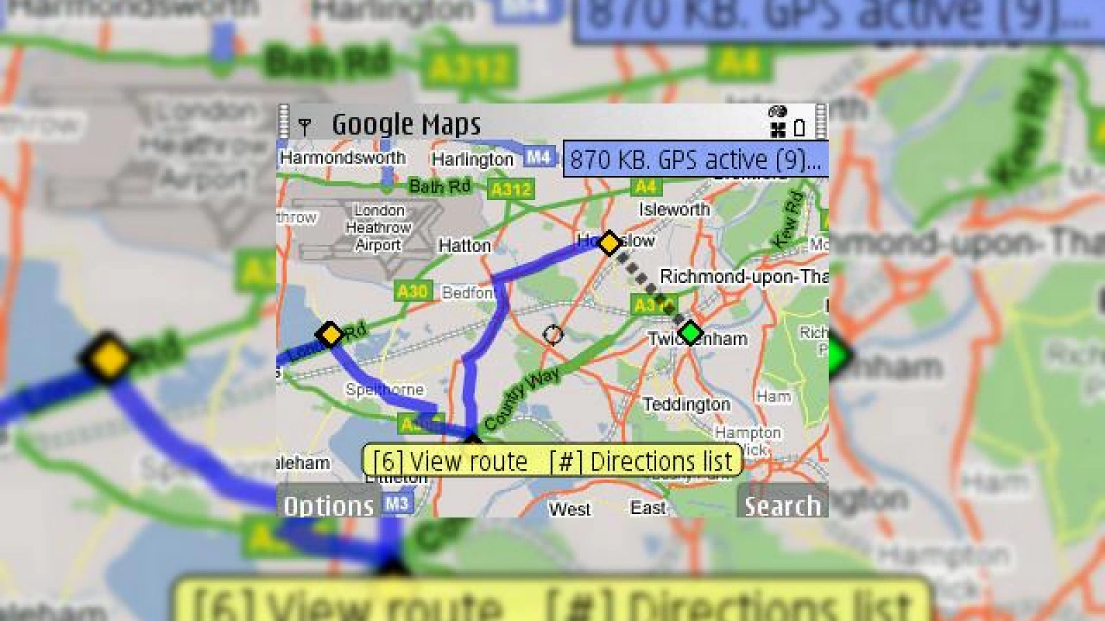 Google Maps, varianta S60 acum in versiunea 2.2