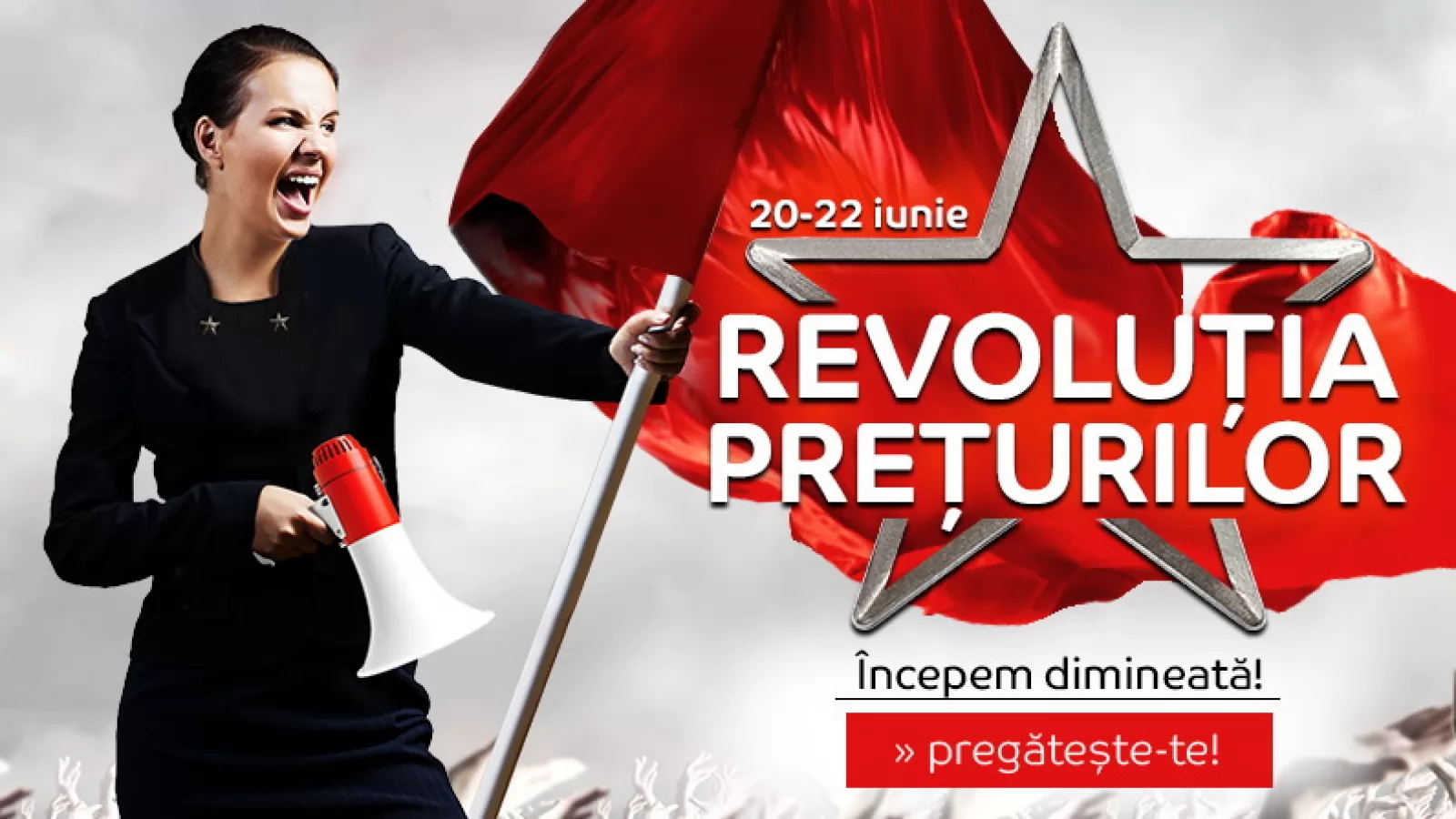 eMAG.ro porneşte o nouă campanie "Revoluţia Preţurilor", cu "reduceri de până la 50%" la telefoane, laptopuri şi multe altele