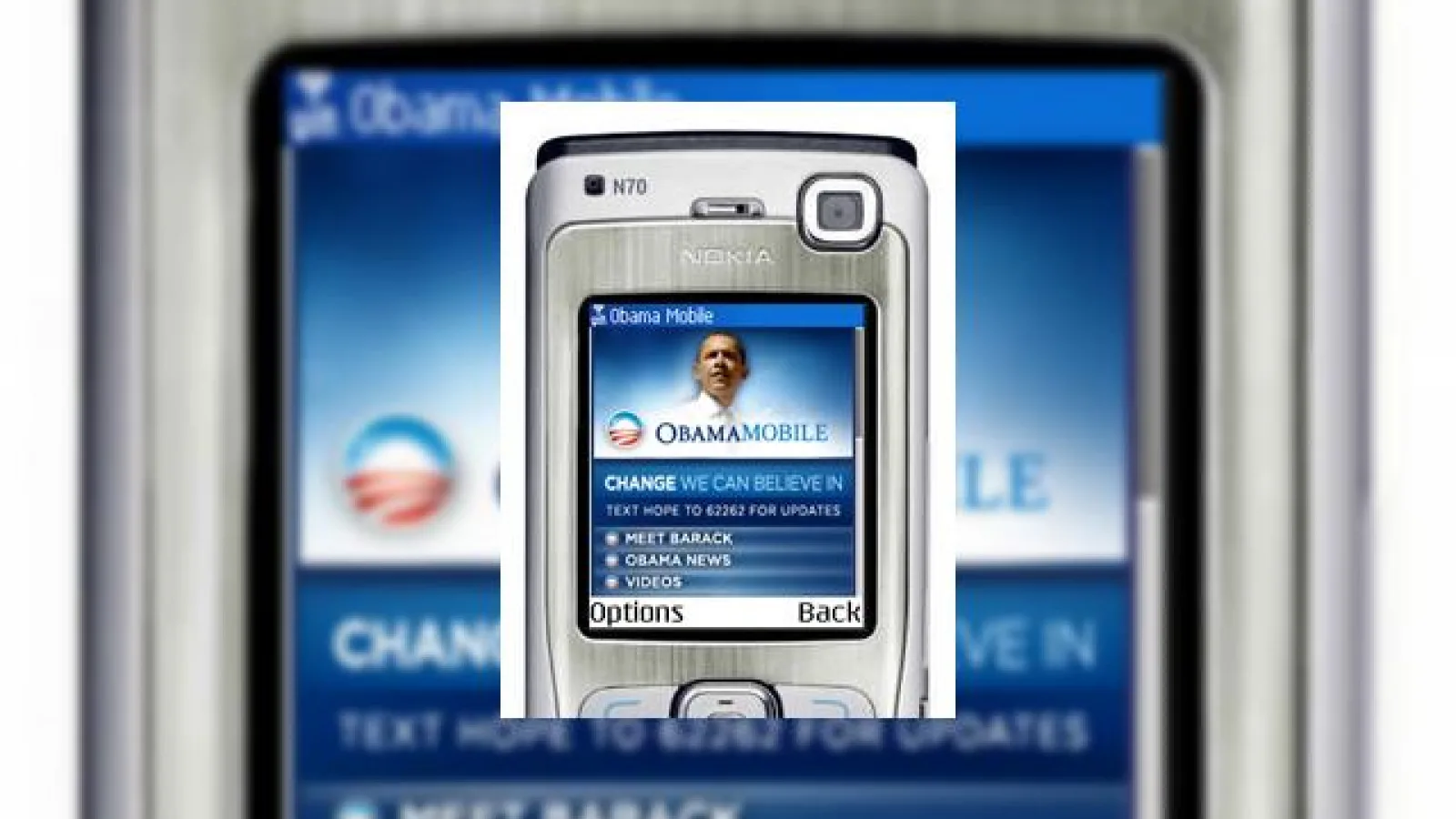 Barack Obama are propriul site mobil