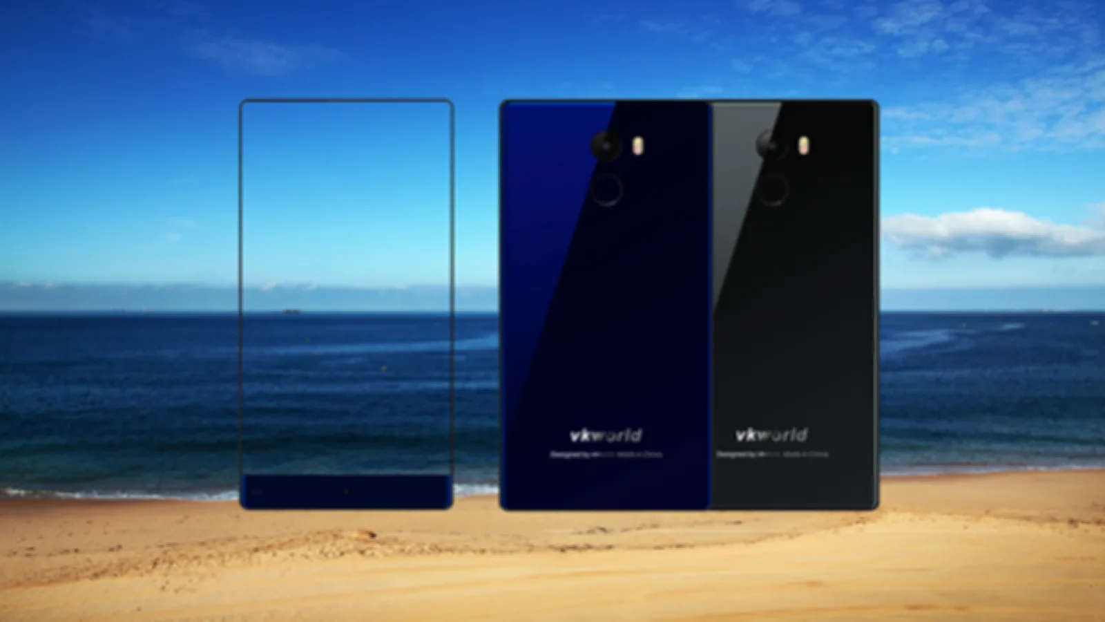 VKworld Mix+ este încă o clonă de Xiaomi Mi Mix; producătorul promite un raport screen-to-body de 88%