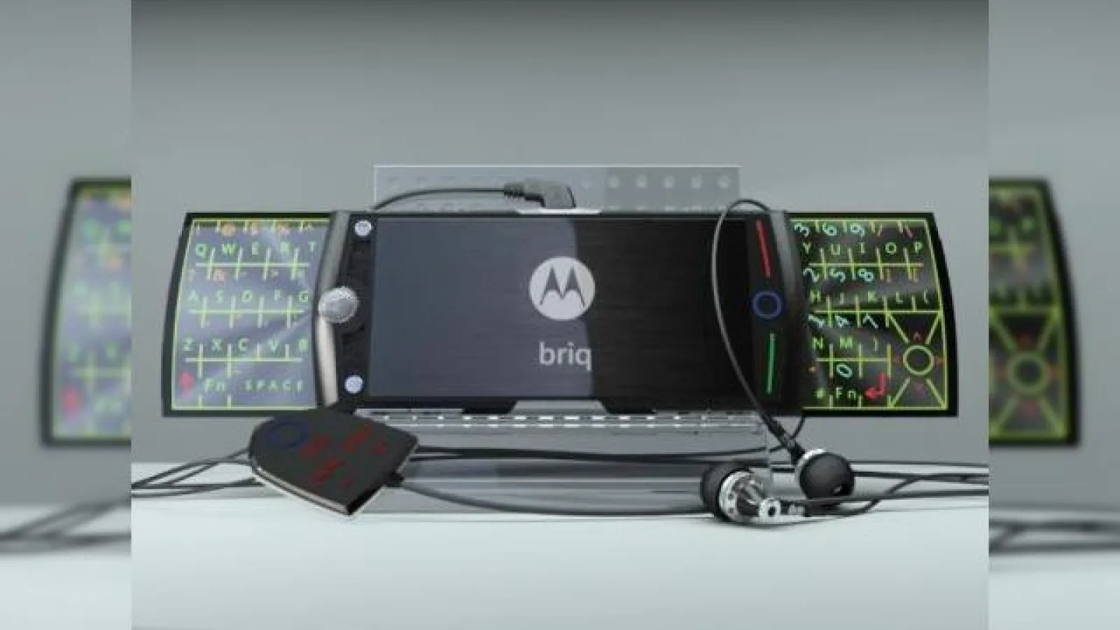 Telefonul concept Motorola Briq este un dual slider cu touchscreen