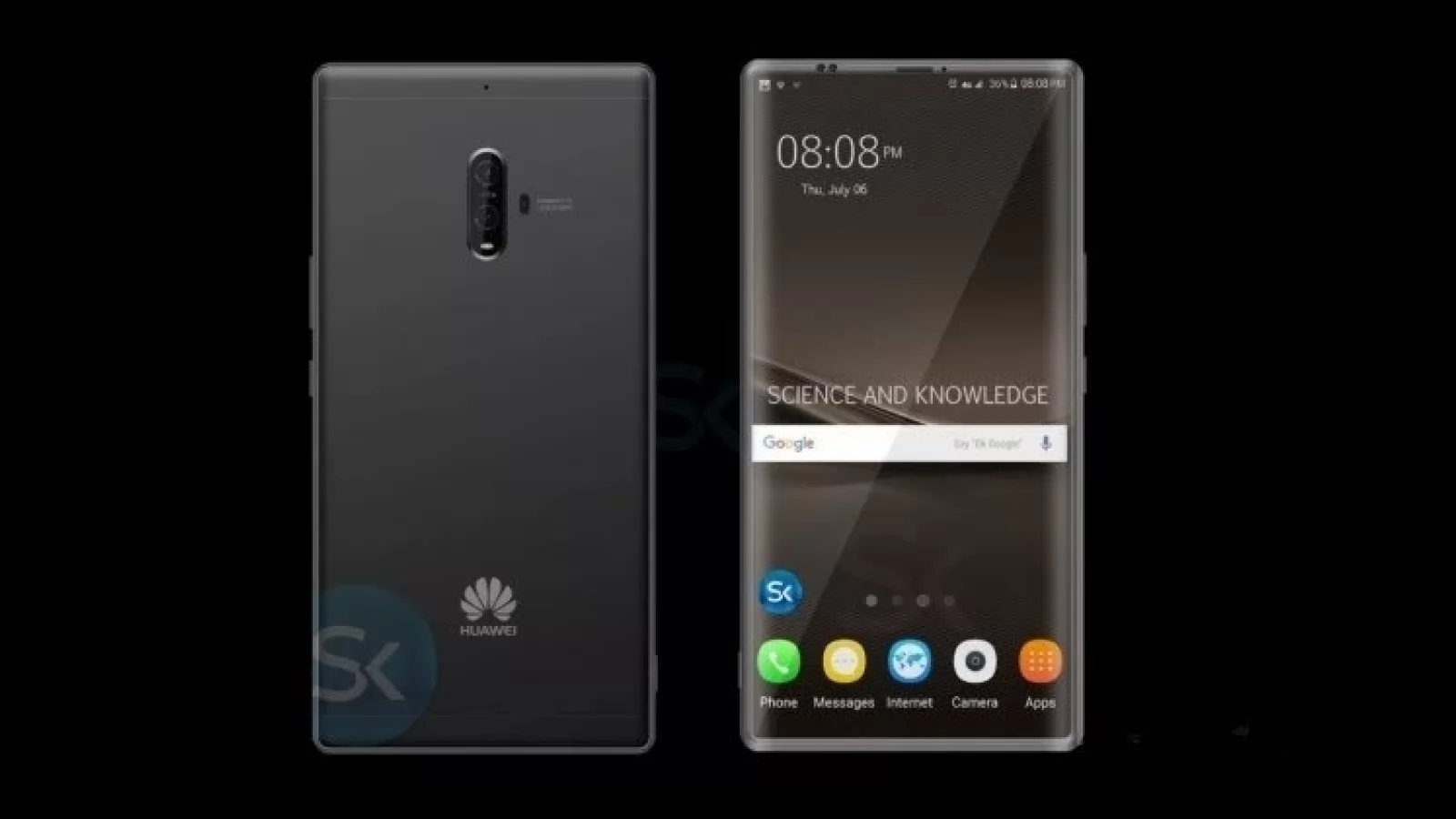 Huawei Mate 10 ar urma să vină cu un ecran special EntireView Display, rival pentru LG FullVision şi Samsung Infinity
