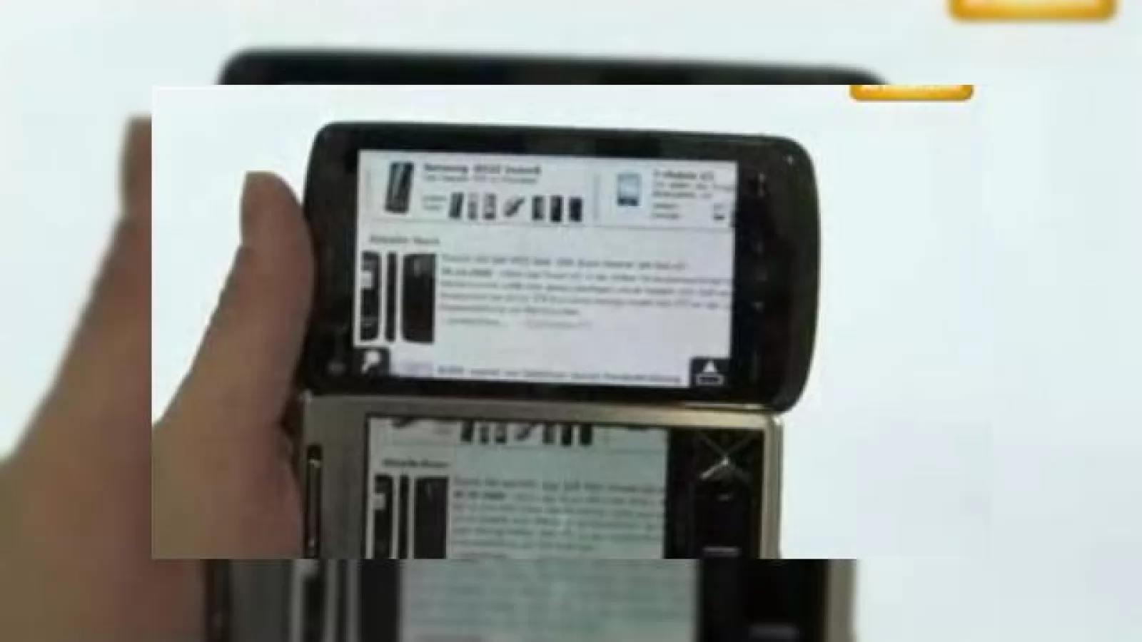 Sony Ericsson XPERIA X1 versus HTC Touch HD (video)