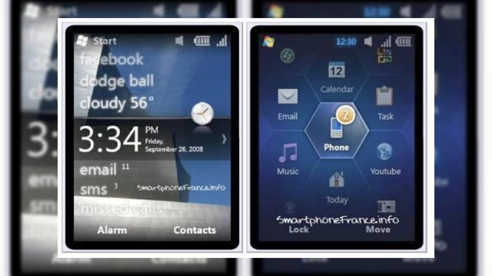 Primele screenshoturi cu Windows Mobile 6.5, Zune integrat?