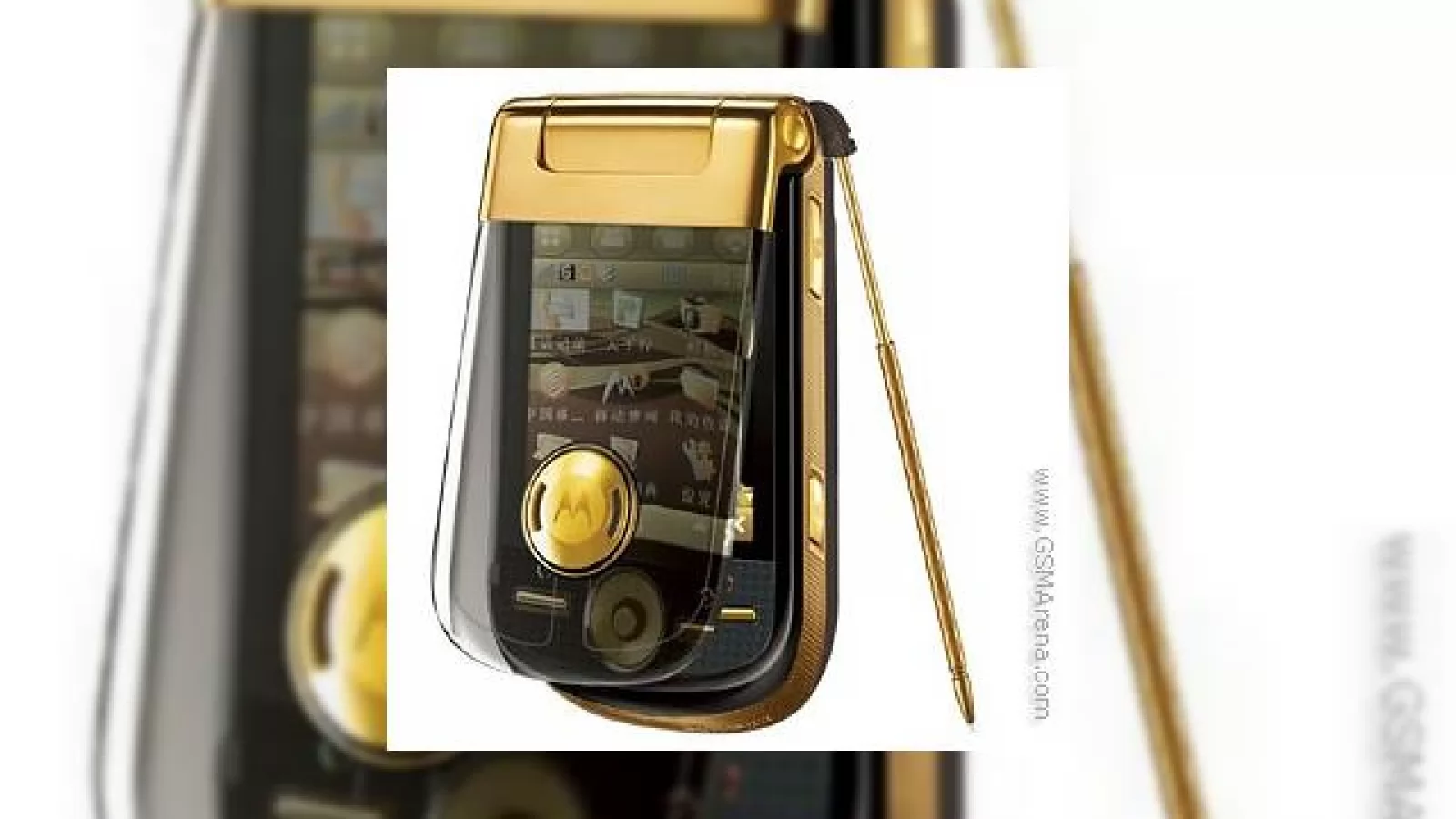 Pretiosul telefon Motorola MING A1600 Gold isi face aparitia