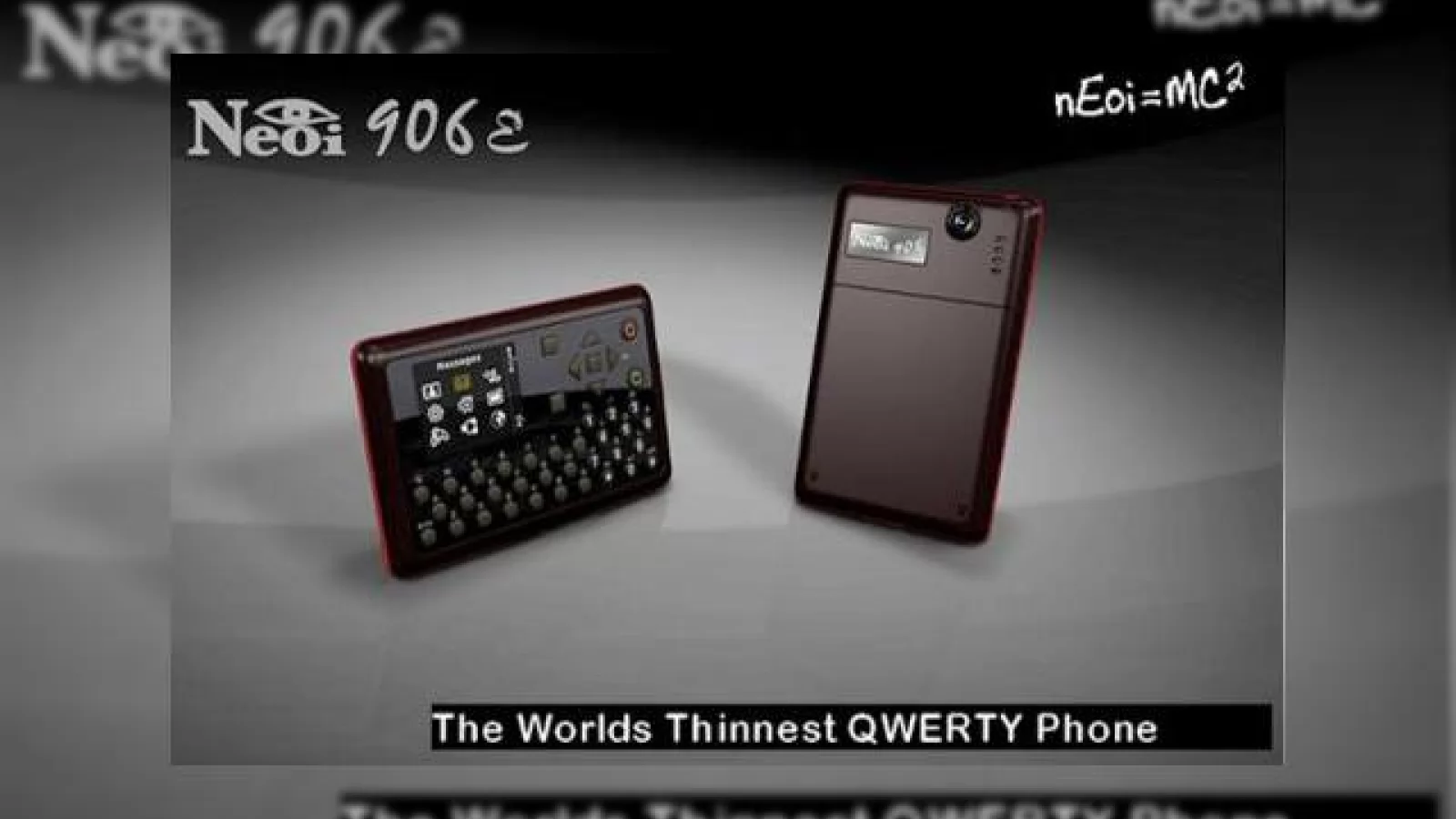 Neoi 906E este cel mai subtire telefon cu tastatura QWERTY din lume