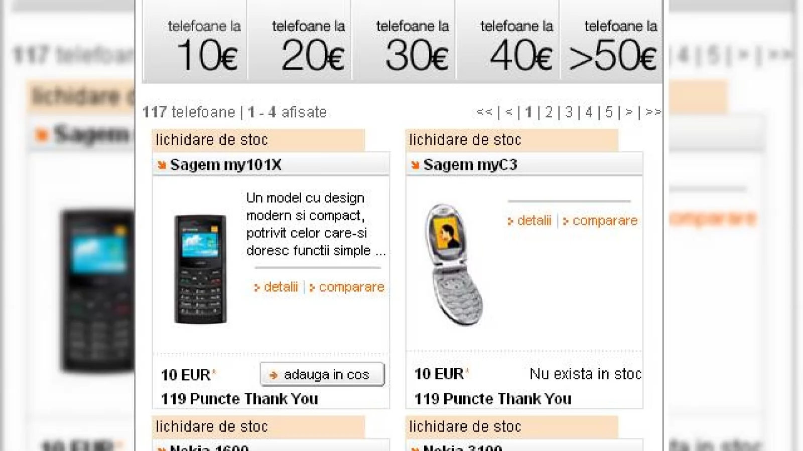 Lichidare de stoc la magazinul online Orange!