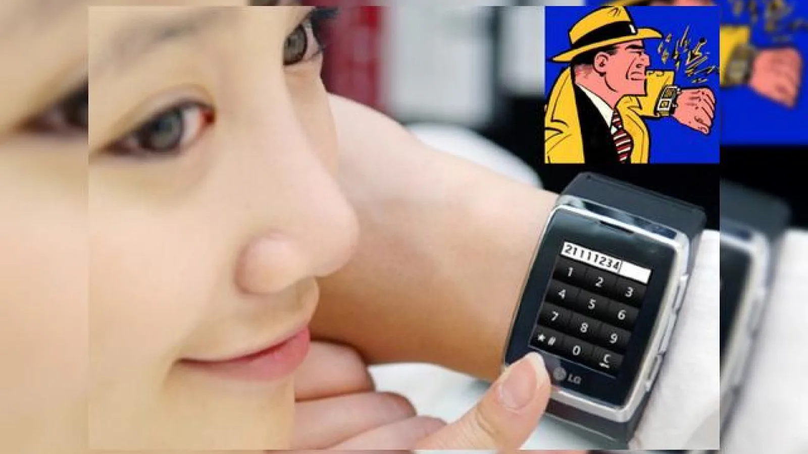 LG lanseaza un ceas/telefon video stil Dick Tracy