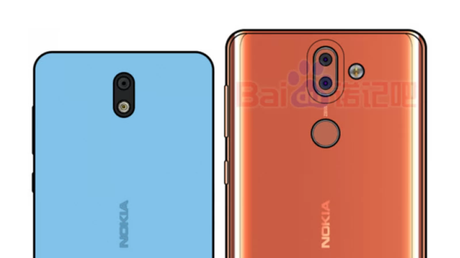 Nokia 9 şi Nokia 2 apar într-o nouă randare; Nokia 9 are un spate cu muchii rotunjite şi camera duală orientată vertical