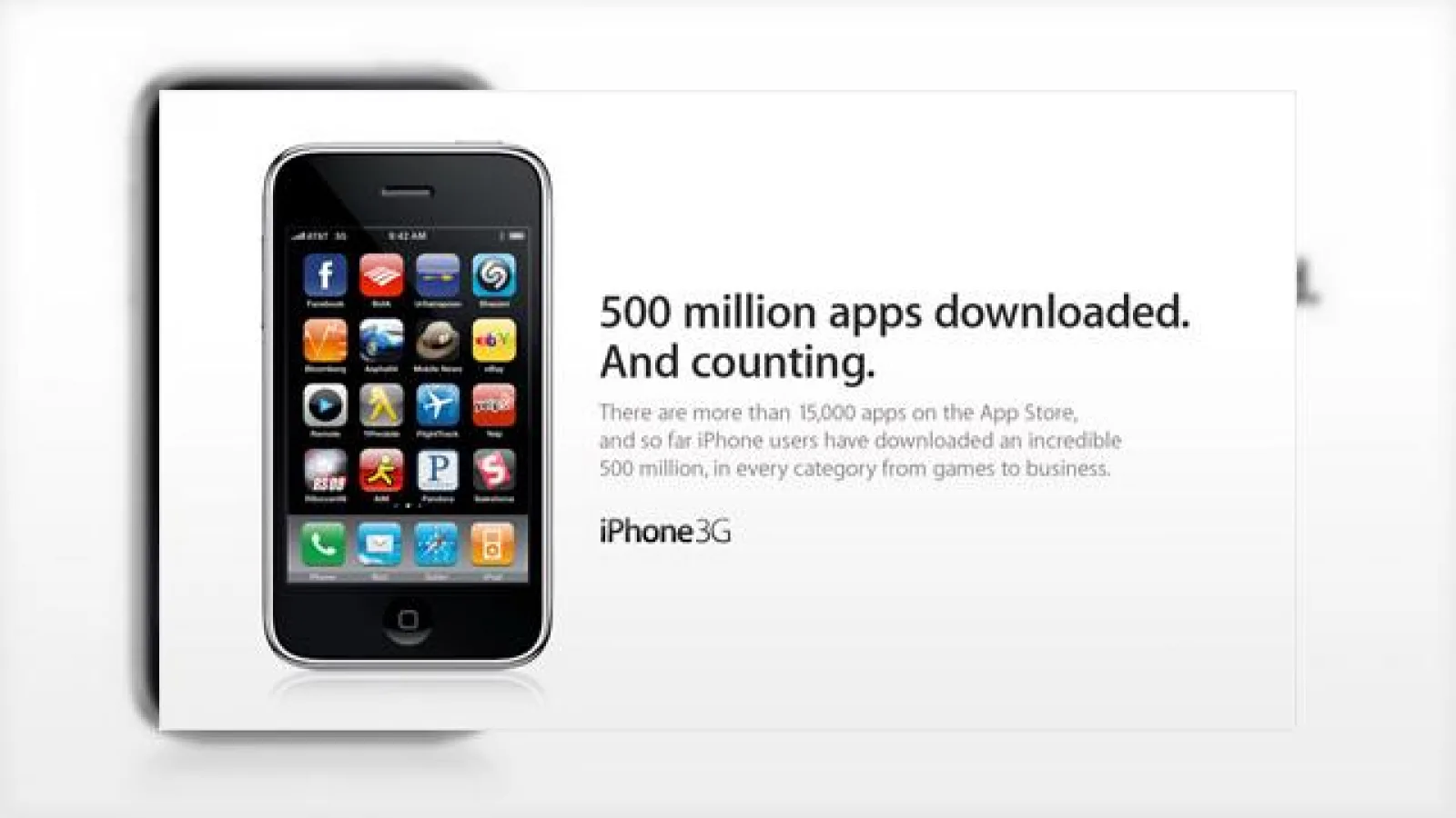 500 de milioane de aplicatii descarcate prin Apple App Store