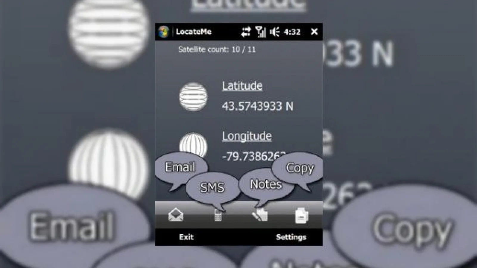 Softul LocateMe pentru Windows Mobile, ideal pentru GPS-ul incorporat al telefonului