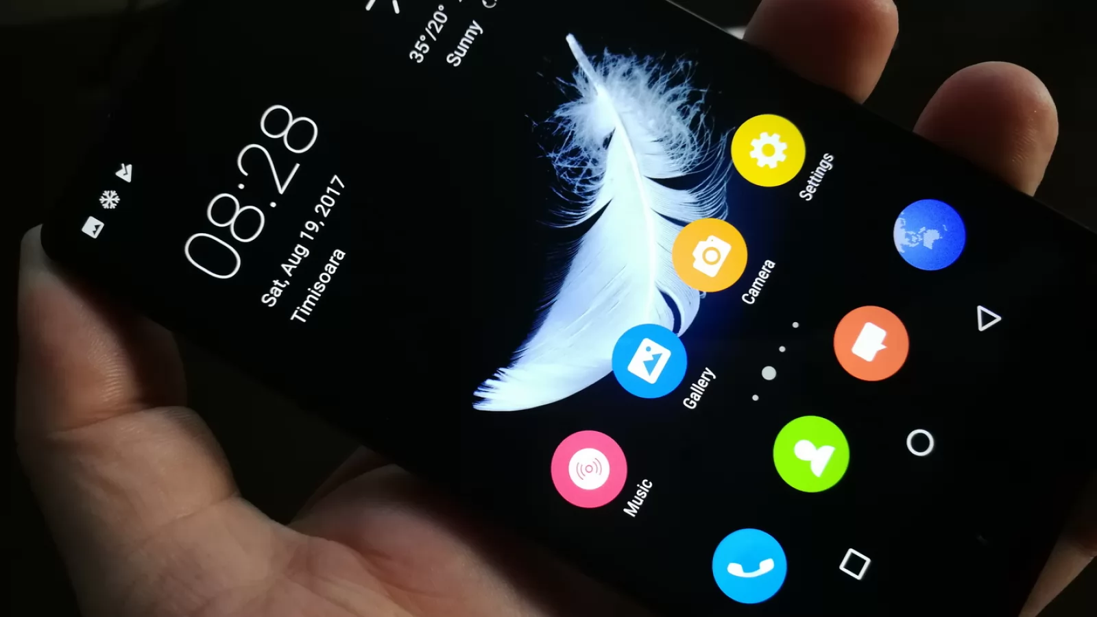 Bluboo S1: OS, UI, aplicaţii cu Nougat destul de curat, dar şi puţin personalizat