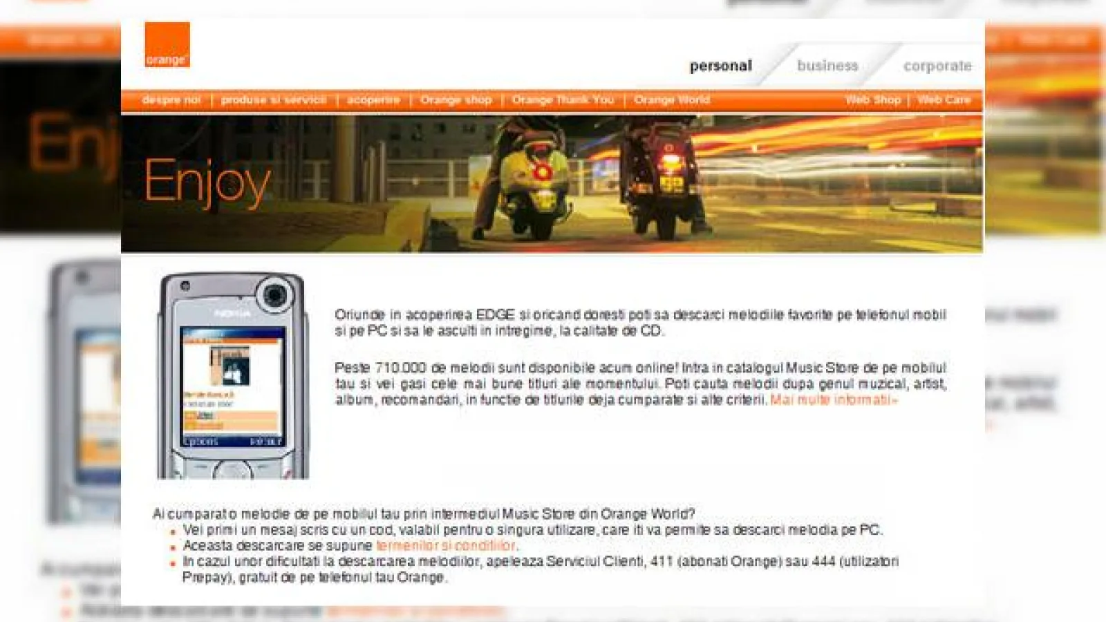 Orange Romania lanseaza serviciul Music Store, pentru PC-uri si terminale mobile