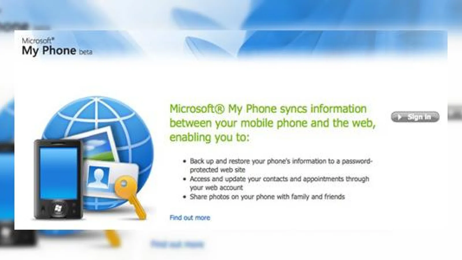Microsoft prezinta serviciul My Phone - sincronizare si backup