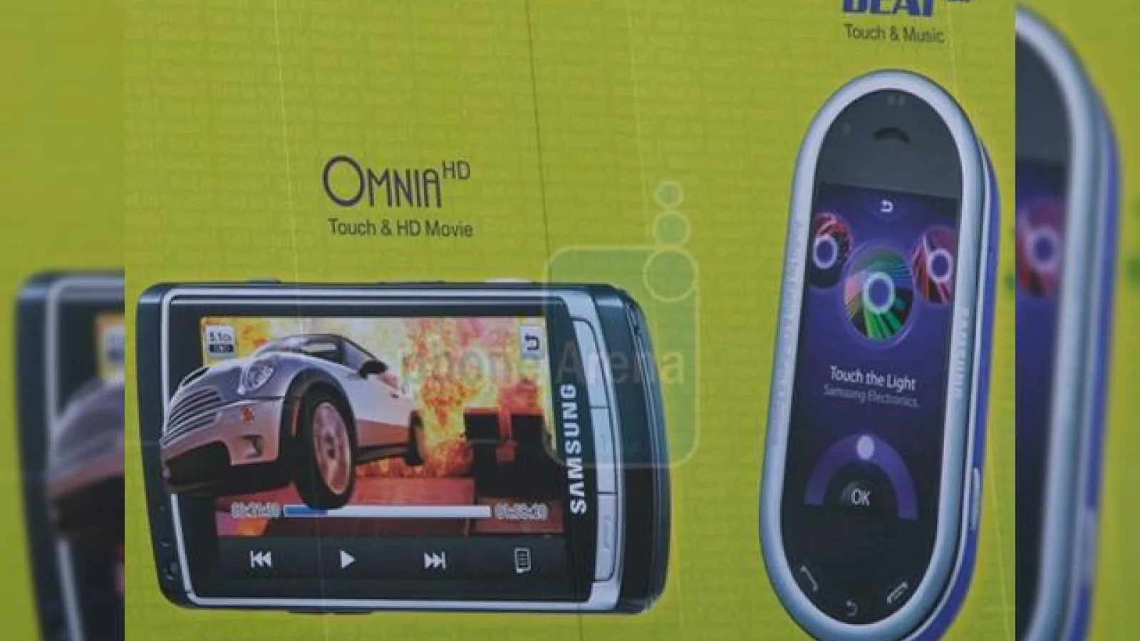 Samsung Acme i8910 si M7600 vor sosi pe piata drept Omnia HD si Beat DJ