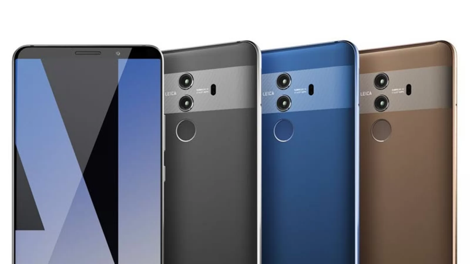 Huawei Mate 10 Pro apare în noi randări, inclusiv într-o imagine promo cu un stylus inclus