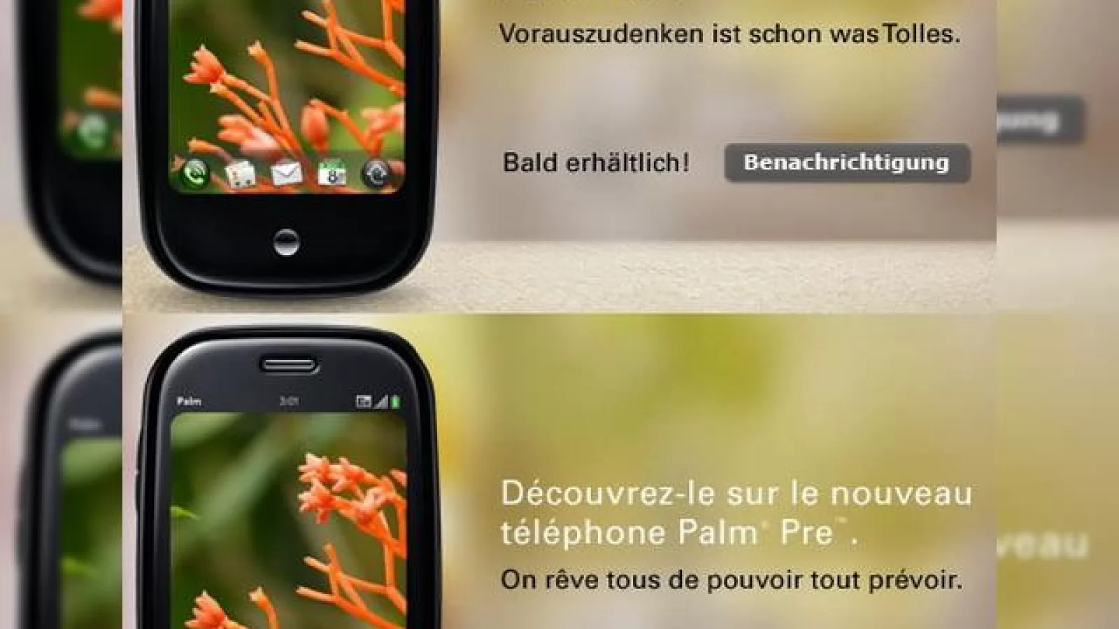 Palm Pre isi face aparitia pe site-uri europene