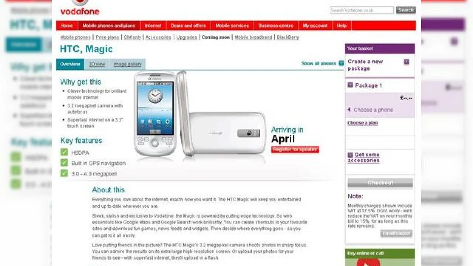 HTC Magic se lanseaza in aprilie
