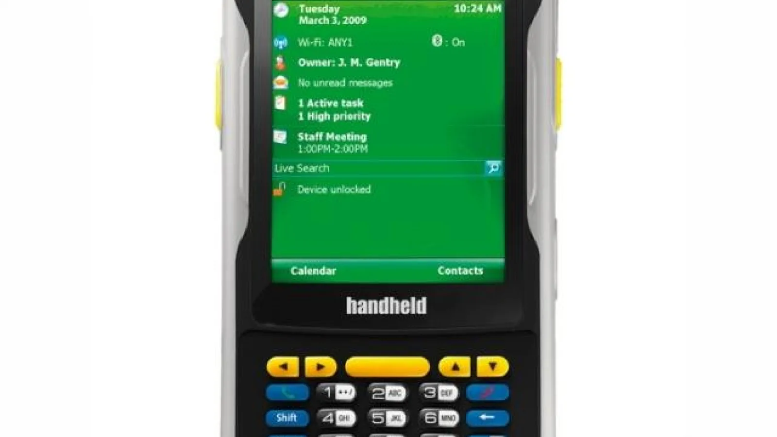Nautiz X5, un terminal Windows Mobile super rezistent, prezentat la CeBIT 2009