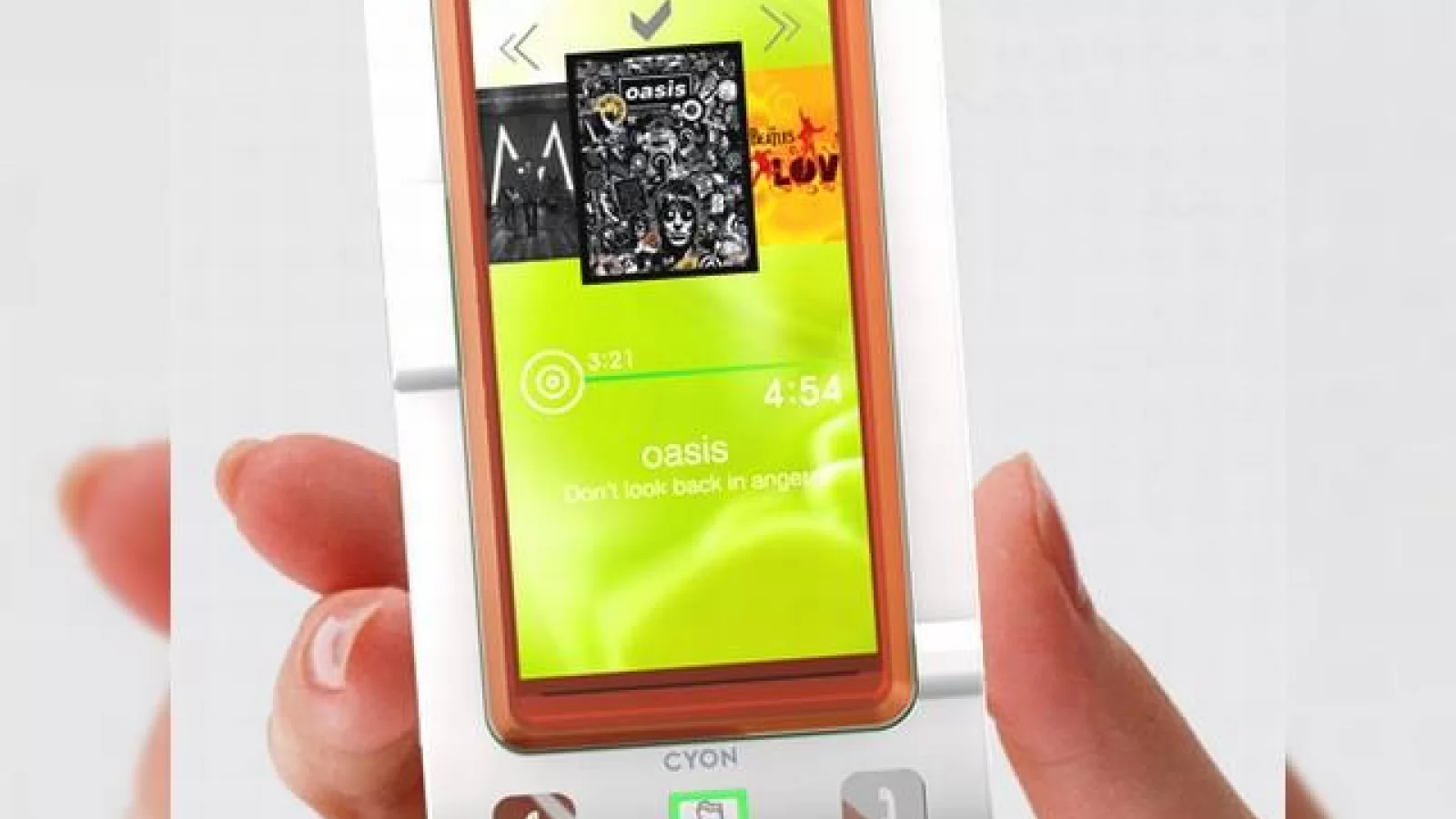 Telefonul Whiskey, un concept de terminal cameleon cu touchscreen