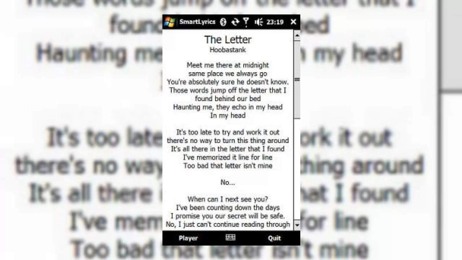 Aplicatia SmartLyrics recunoaste versurile melodiei ascultate