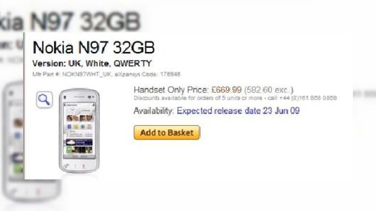 Nokia N97 va sosi pe piata in data de 23 iunie?