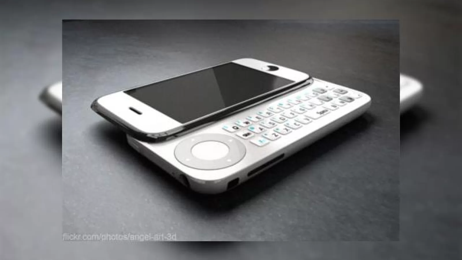 Un nou iPhone cu tastatura QWERTY si control tip gaming, apare pe Internet