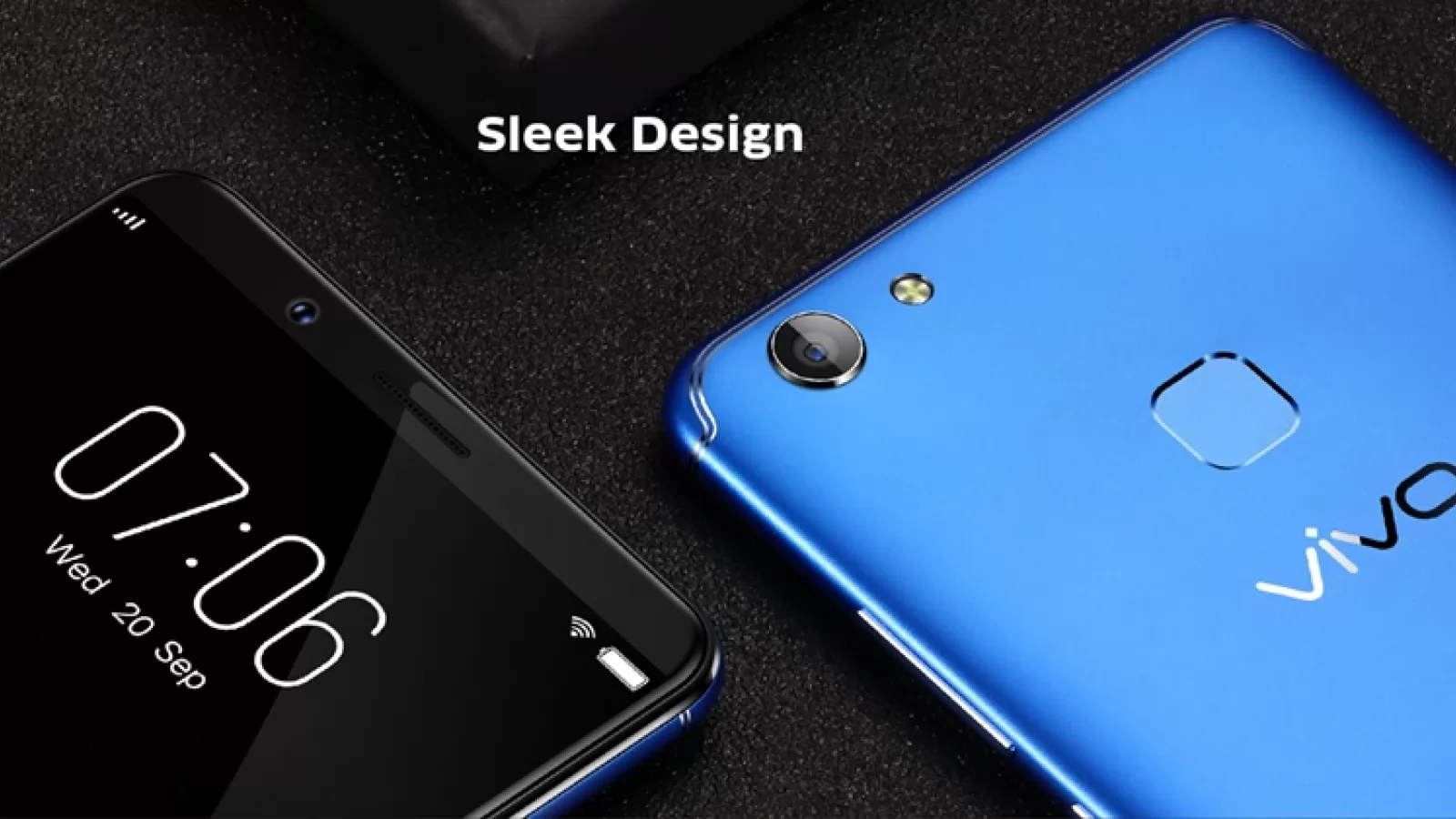 Vivo V7+ primește o variantă de culoare Energetic Blue; aceasta costă 286 euro