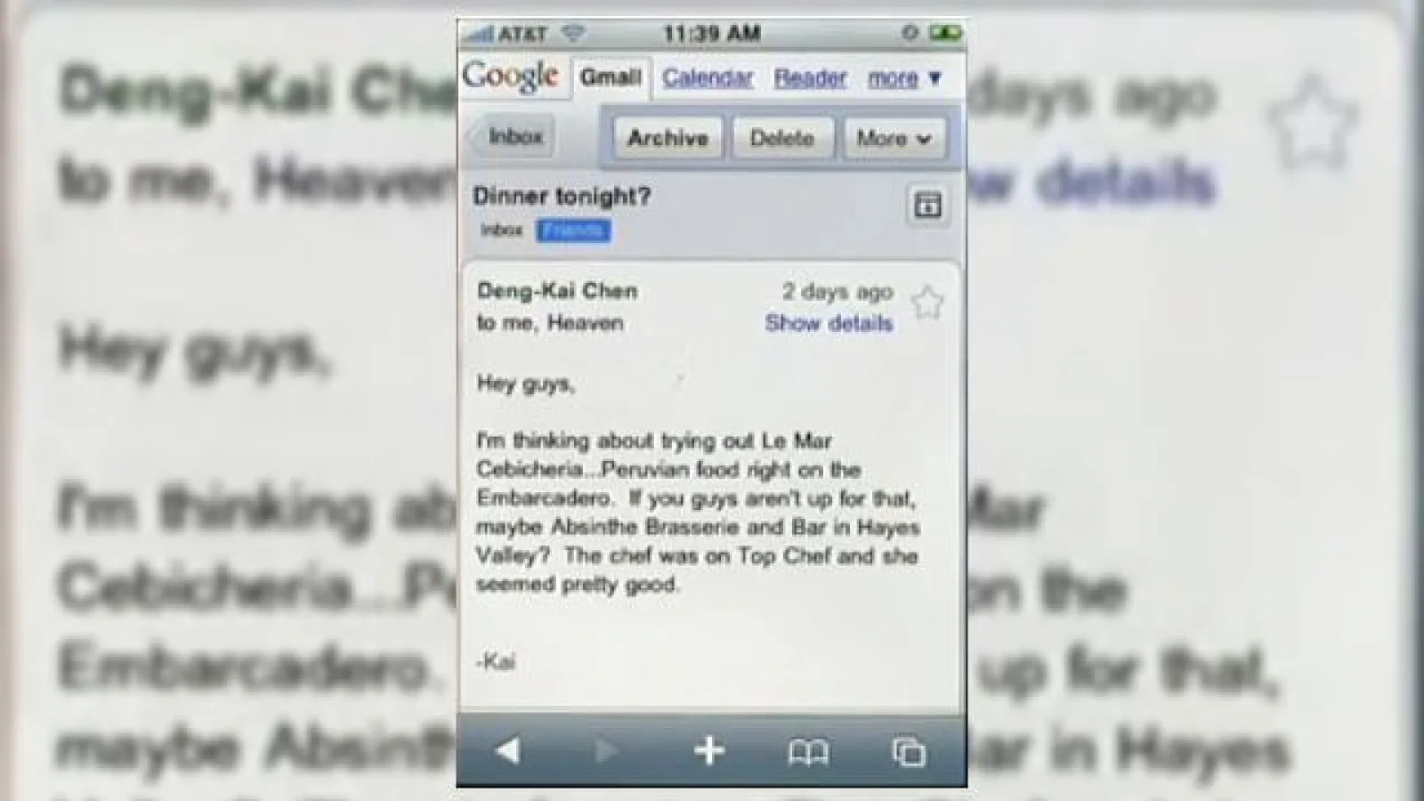 Google updateaza Gmail pentru iPhone si Android