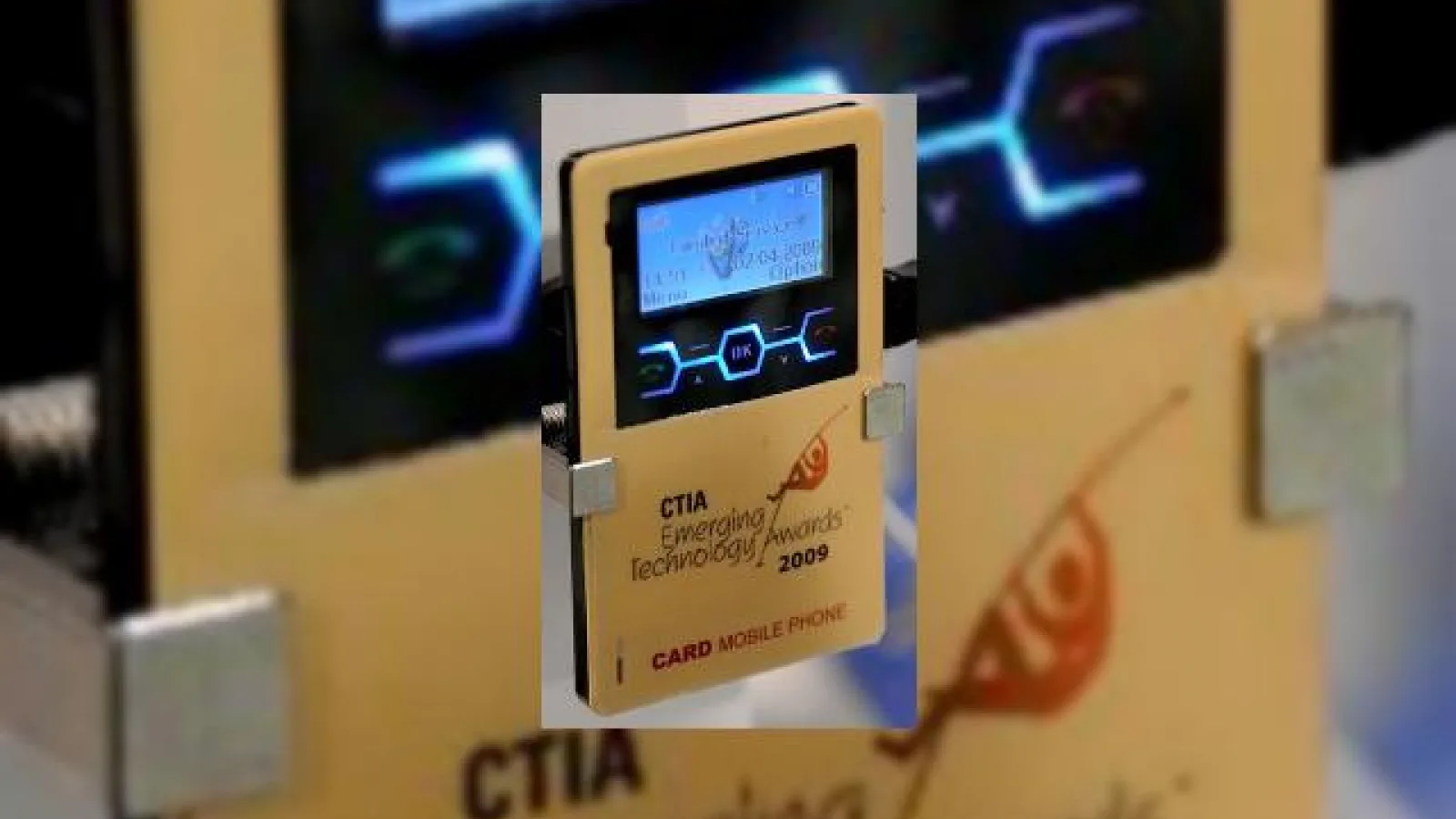 Telefonul mobil card, tehnologie revolutionara prezentata la CTIA 2009