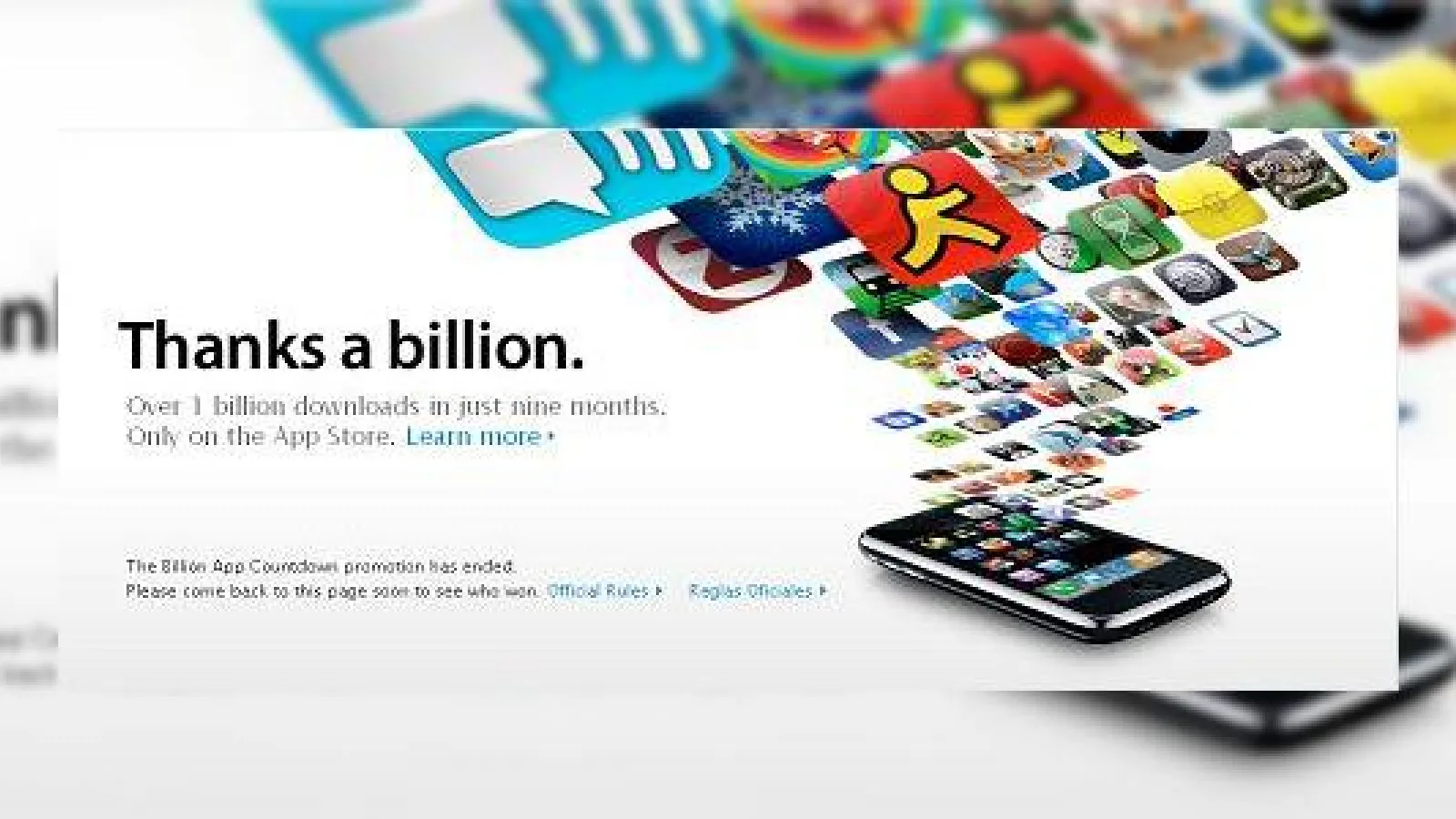 1 miliard de aplicatii descarcate prin Apple App Store, iPhone isi mentine suprematia